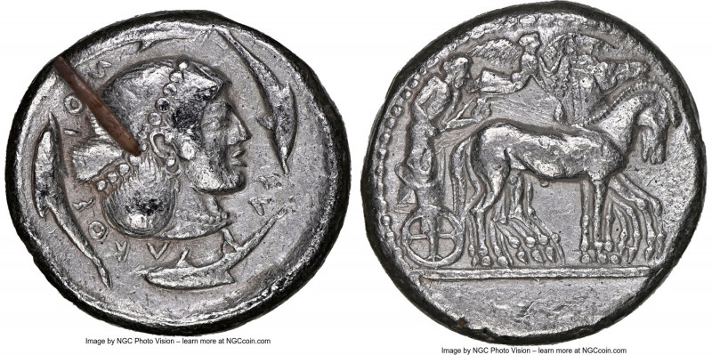 SICILY. Syracuse. Deinomenid Tyranny, Hieron I (ca. 475-470 BC). AR tetradrachm ...