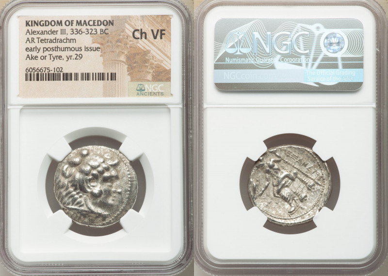 MACEDONIAN KINGDOM. Alexander III the Great (336-323 BC). AR tetradrachm (26mm, ...