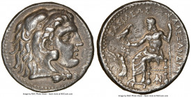 MACEDONIAN KINGDOM. Alexander III the Great (336-323 BC). AR tetradrachm (28mm, 2h). NGC Choice VF. Posthumous issue of Tarsus, ca. 323-317 BC. Head o...