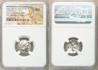 MACEDONIAN KINGDOM. Alexander III the Great (336-323 BC). AR drachm (18mm, 11h). NGC AU. Early posthumous issue of 'Teos', 323-319 BC. Head of Heracle...