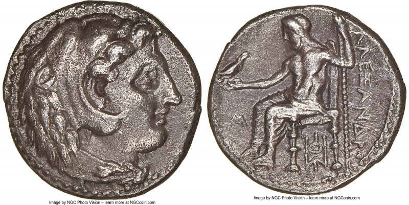 MACEDONIAN KINGDOM. Alexander III the Great (336-323 BC). AR drachm (16mm, 10h)....