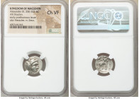 MACEDONIAN KINGDOM. Alexander III the Great (336-323 BC). AR drachm (17mm, 12h). NGC Choice VF. Late lifetime-early posthumous issue of Sardes, ca. 32...