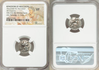 MACEDONIAN KINGDOM. Alexander III the Great (336-323 BC). AR drachm (17mm, 6h). NGC VF. Lifetime issue of Miletus, ca. 325-323 BC. Head of Heracles ri...