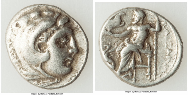 MACEDONIAN KINGDOM. Alexander III the Great (336-323 BC). AR drachm (17mm, 4.39 ...