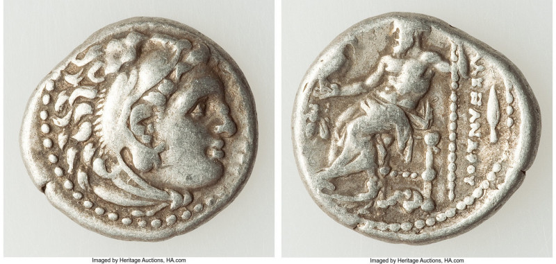 MACEDONIAN KINGDOM. Alexander III the Great (336-323 BC). AR drachm (18mm, 4.25 ...