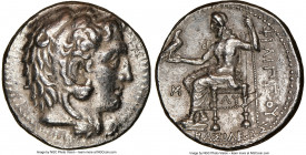 MACEDONIAN KINGDOM. Philip III Arrhidaeus (323-317 BC). AR tetradrachm (26mm, 16.92 gm, 8h). NGC Choice XF 5/5 - 2/5. Lifetime issue of Babylon, ca. 3...