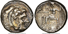 MACEDONIAN KINGDOM. Philip III Arrhidaeus (323-317 BC). AR tetradrachm (24mm, 11h). NGC Choice VF, scratches. Susa, ca. 323-318/7 BC. Head of Heracles...