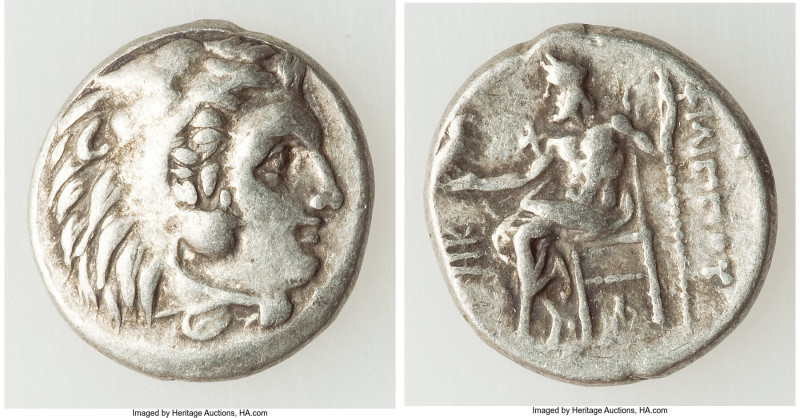 MACEDONIAN KINGDOM. Philip III Arrhidaeus (323-317 BC). AR drachm (17mm, 4.28 gm...
