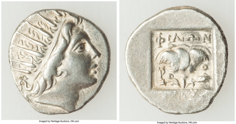 CARIAN ISLANDS. Rhodes. Ca. 88-84 BC. AR drachm (16mm, 2.59 gm, 1h). About XF. P...