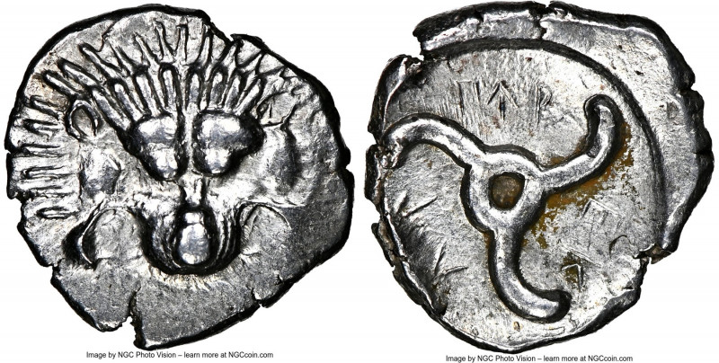 LYCIAN DYNASTS. Pericles (ca. 390-360 BC). AR third-stater (17mm, 2.62 gm, 7h). ...