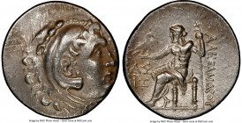 PAMPHYLIA. Aspendus. Ca. 212/11-184/3 BC. AR tetradrachm (31mm, 12h). NGC Choice VF, brushed. Posthumous issue in the name and types of Alexander III ...