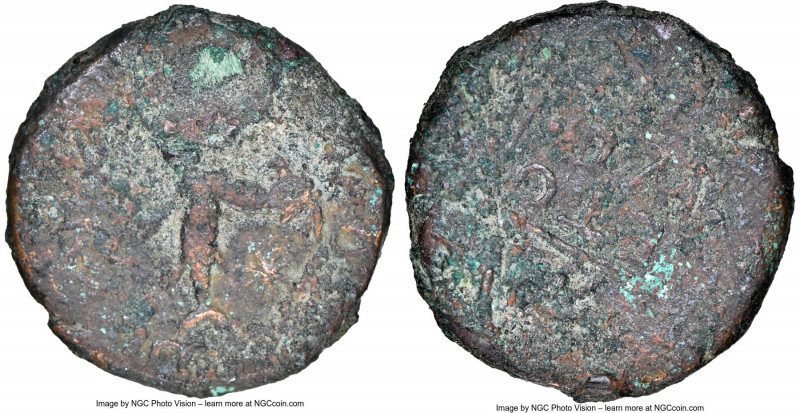 ARMENIAN KINGDOM. Kings of Armenia Minor. Aristobulus (AD 54-92). AE (16mm, 3.29...