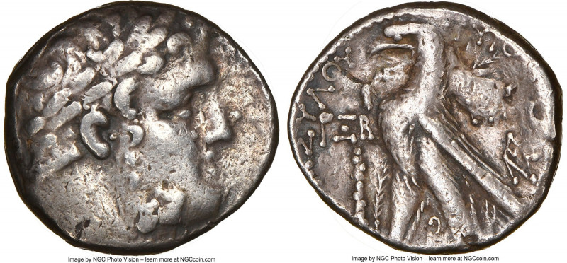 PHOENICIA. Tyre. 126/5 BC-AD 65/6. AR shekel (24mm, 14.03 gm, 12h). NGC Choice F...