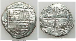 Philip III "Atocha" Shipwreck Cob 8 Reales ND (1618-1621)-T Fine (Polished), Potosi mint, KM10. Grade 1. 35.8mm. 26.89gm. Includes certificate of auth...