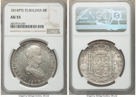Ferdinand VII 8 Reales 1814 PTS-PJ AU55 NGC, Potosi mint, KM84.

HID09801242017

© 2020 Heritage Auctions | All Rights Reserved