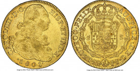 Charles IV gold 8 Escudos 1801 NR-JJ AU55 NGC, Nuevo Reino mint, KM62.1, Fr-51. AGW 0.7615 oz. 

HID09801242017

© 2020 Heritage Auctions | All Ri...