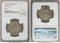Estados Unidos 5 Decimos 1870-POPAYAN F15 NGC, Popayan mint, KM153.6. First year of type. 

HID09801242017

© 2020 Heritage Auctions | All Rights ...