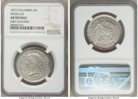 Estados Unidos 5 Decimos 1872-MEDELLIN AU Details (Obverse Cleaned) NGC, Medellin mint, KM153.3. Rarest year of two year type. 

HID09801242017

©...