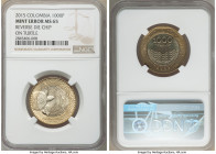 Republic Mint Error - Reverse Die Chip on Turtle 1000 Pesos 2015 MS65 NGC, KM299. Raised bump from broken die on turtle. 

HID09801242017

© 2020 ...