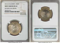 Republic Mint Error - Reverse Die Break 1000 Pesos 2016 MS64 NGC, KM299. 

HID09801242017

© 2020 Heritage Auctions | All Rights Reserved