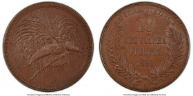 German Colony. Wilhelm II 10 Pfennig 1894-A MS63 Brown PCGS, Berlin mint, KM3, J-703. Mintage: 24,000 One year type. 

HID09801242017

© 2020 Heri...