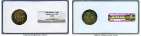 Saxony. Johann Georg II "Vicariat" Taler 1658 XF40 NGC, Dresden mint, KM481, Dav-7630. Encased in oversized NGC holder. 

HID09801242017

© 2020 H...