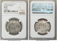 Charles I Shilling ND (1641-1643) MS60 NGC, Tower mint (under King), mintmark triangle in circle, KM186, S-2799. 

HID09801242017

© 2020 Heritage...