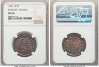 George III Bank Token of 1 Shilling 6 Pence (18 Pence) 1816 MS64 NGC, KM-Tn3, S-3772. Blue and pink toning. 

HID09801242017

© 2020 Heritage Auct...