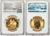 Elizabeth II gold Proof "Mayflower 400th Anniversary" 100 Pounds (1 oz) 2020 PR70 Ultra Cameo NGC, KM-Unl. Mintage: 500. First day of issue. AGW 1.000...