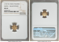 Dutch India. Dutch East India Company gold Pagoda ND (1747-1781) MS66 NGC, Negapatnam mint, KM22, Fr-1508. 

HID09801242017

© 2020 Heritage Aucti...