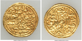 Ottoman Empire. Suleyman I (AH 926-974 / AD 1520-1566) gold Sultani AH 926 (AD 1520/1521) VF, Constantinople mint (in Turkey), A-1317. 19.8mm. 3.41gm....