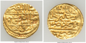 Ottoman Empire. Suleyman I (AH 926-974 / AD 1520-1566) gold Sultani AH 926 (AD 1520/1521) VF, Misr mint (in Egypt), A-1317. 18.9mm. 3.45gm. 

HID098...
