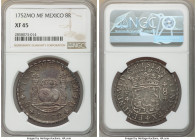 Ferdinand VI 8 Reales 1752 Mo-MF XF45 NGC, Mexico City mint, KM104.1. Blue and violet tinted lead toning. 

HID09801242017

© 2020 Heritage Auctio...