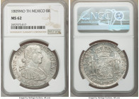 Ferdinand VII 8 Reales 1809 Mo-TH MS62 NGC, Mexico City mint, KM110. 

HID09801242017

© 2020 Heritage Auctions | All Rights Reserved