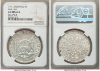 Charles III 8 Reales 1761 LM-JM AU Details (Cleaned) NGC, Lima mint, KM-A64.2. One Dot variety. 

HID09801242017

© 2020 Heritage Auctions | All R...