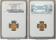 Spanish Colony. Isabel II gold Peso 1865 VF Details (Repaired) NGC, Manila mint, KM142.

HID09801242017

© 2020 Heritage Auctions | All Rights Res...