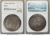 Philip V 8 Reales 1728 S-P XF45 NGC, Seville mint, KM336.3. Steel-gray with bronze toning. 

HID09801242017

© 2020 Heritage Auctions | All Rights...