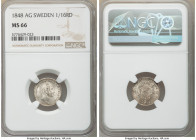 Oscar I 1/16 Riksdaler 1848-AG MS66 NGC, KM665.

HID09801242017

© 2020 Heritage Auctions | All Rights Reserved