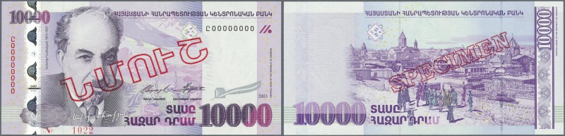 Armenia: Central Bank of the Republic of Armenia 10.000 Dram 2003 SPECIMEN, P.52...