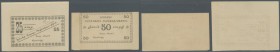 Armenia: City government Erivan set of 2 notes 25 and 50 Rubles ND(1920) P. NL, K.8.12.48 and K.8.12.49, both in aUNC, nice set. (2 pcs)