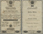Austria: Wiener Stadt-Banco Zettel 50 Gulden 1806, P.A41a, rare note in nice condition with a few minor brownish spots and small taped hole at upper m...