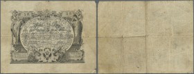 Austria: K.u.K. Staats-Central-Casse 5 Gulden 1851, P.A135, used condition with several folds and creases, some small border tears and tiny holes at c...