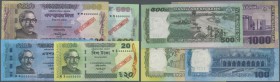 Bangladesh: set of 4 Specimen notes containing 20, 100, 500 and 1000 Taka ND(2011-2016) P. 55As, 57s-59s, all in condition: UNC. (4 pcs)