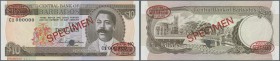 Barbados: 10 Dollars 1973 Specimen P. 33s in condition: UNC: