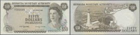 Bermuda: 50 Dollars January 2nd 1982, P.32b in perfect UNC condition