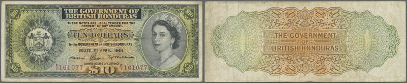 British Honduras: Government of British Honduras 10 Dollars April 1st 1964, P.31...