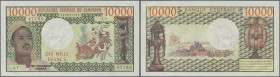 Cameroon: 10.000 Francs ND P. 18a, only one light dint at right, otherwise perfect UNC.