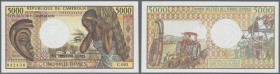 Cameroon: 5000 Francs ND(1984-92) with title Banque des États de l'Afrique Centrale - République du Cameroun, P.22 in perfect UNC condition