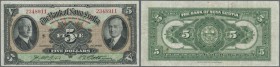 Canada: The Bank of Nova Scotia 5 Dollars 1935 P. S621, several folds in paper but no holes or tears, paper still with strongness, nice colors, condit...