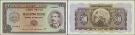 Cape Verde: 500 Escudos 1958 P. 50 in condition: UNC.